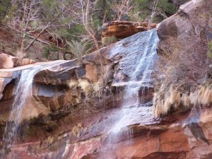 Waterfall at Zion National Park